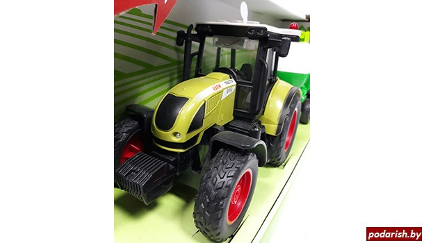 Игрушка Трактор с прицепом (Farmland) прицеп бочка - фото 3 - id-p106354794