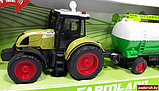 Игрушка Трактор с прицепом (Farmland) прицеп бочка, фото 2