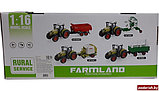 Игрушка Трактор с прицепом (Farmland) прицеп бочка, фото 7