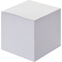 Блок из белой бумаги 9х9х9 см