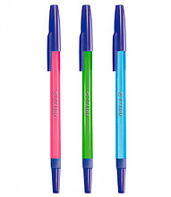 Ручка шариковвая СТАММ 049 синий стержень NEON