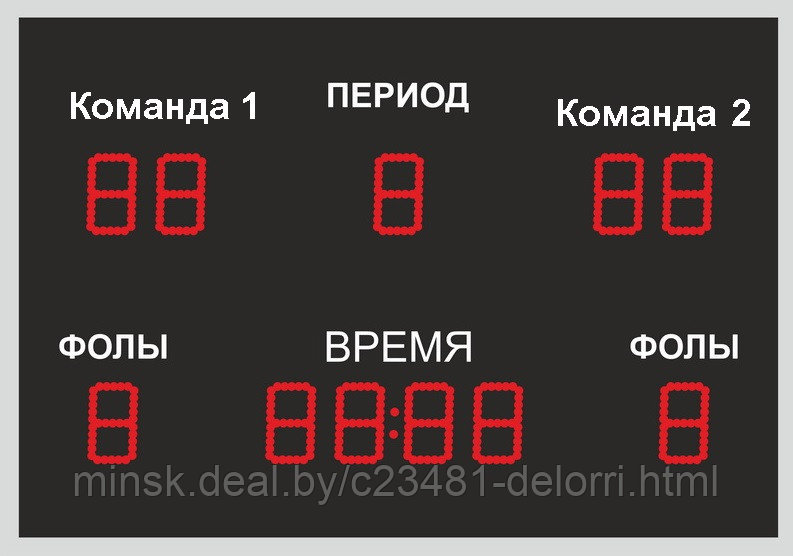 Универсальное спортивное табло - фото 1 - id-p32269621