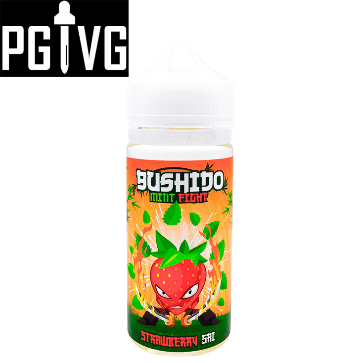 Жидкость Bushido Mint Fight Strawberry Sai