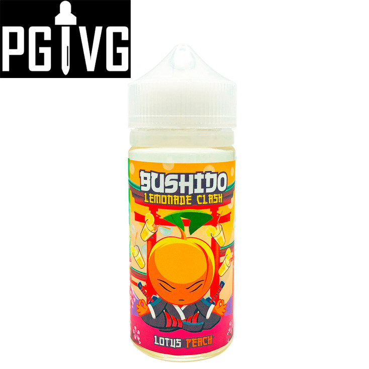 Жидкость Bushido Lemonade Clash Lotus Peach