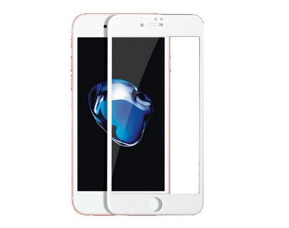 Защитное стекло для iPhone 6/6s Plus (полноразмерное, белое)