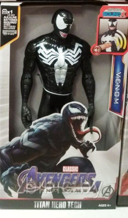 Игрушка коллекционная фигура героя из фильма Мстители Avengers Человек паук в черном - фото 1 - id-p106378602