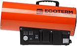 Нагреватель воздуха газ. Ecoterm GHD-30T прям., 30 кВт, термостат, переносной, фото 2