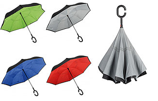 Оптом Реверсивный зонт-трость "Flipped"