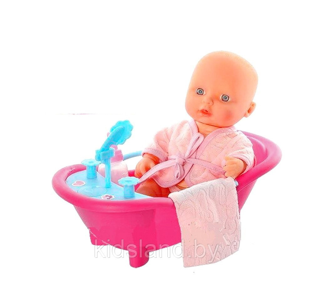 Кукла пупс с ванночкой , арт. 8921 - фото 3 - id-p106390809