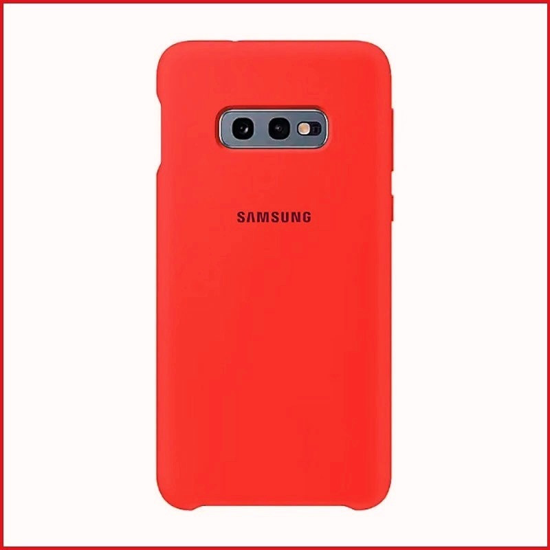Чехол- накладка для Samsung Galaxy S10e SM-G970 (копия) Silicone Cover красный, фото 1