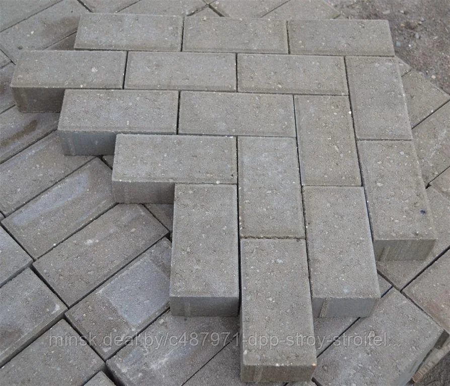 Тротуарная плитка 2с "Кирпичик" "6"