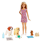 Mattel Barbie FXH08 Барби и щенки