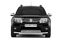 Защита переднего бампера двойная 63/51 мм (ППК) на Renault DUSTER с 2012