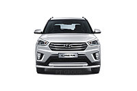 Защита переднего бампера двойная 63/63 мм (НПС - нерж.) Hyundai CRETA 2016