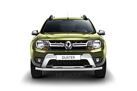Защита переднего бампера одинарная 63 мм (НПС) на Renault DUSTER с 2012