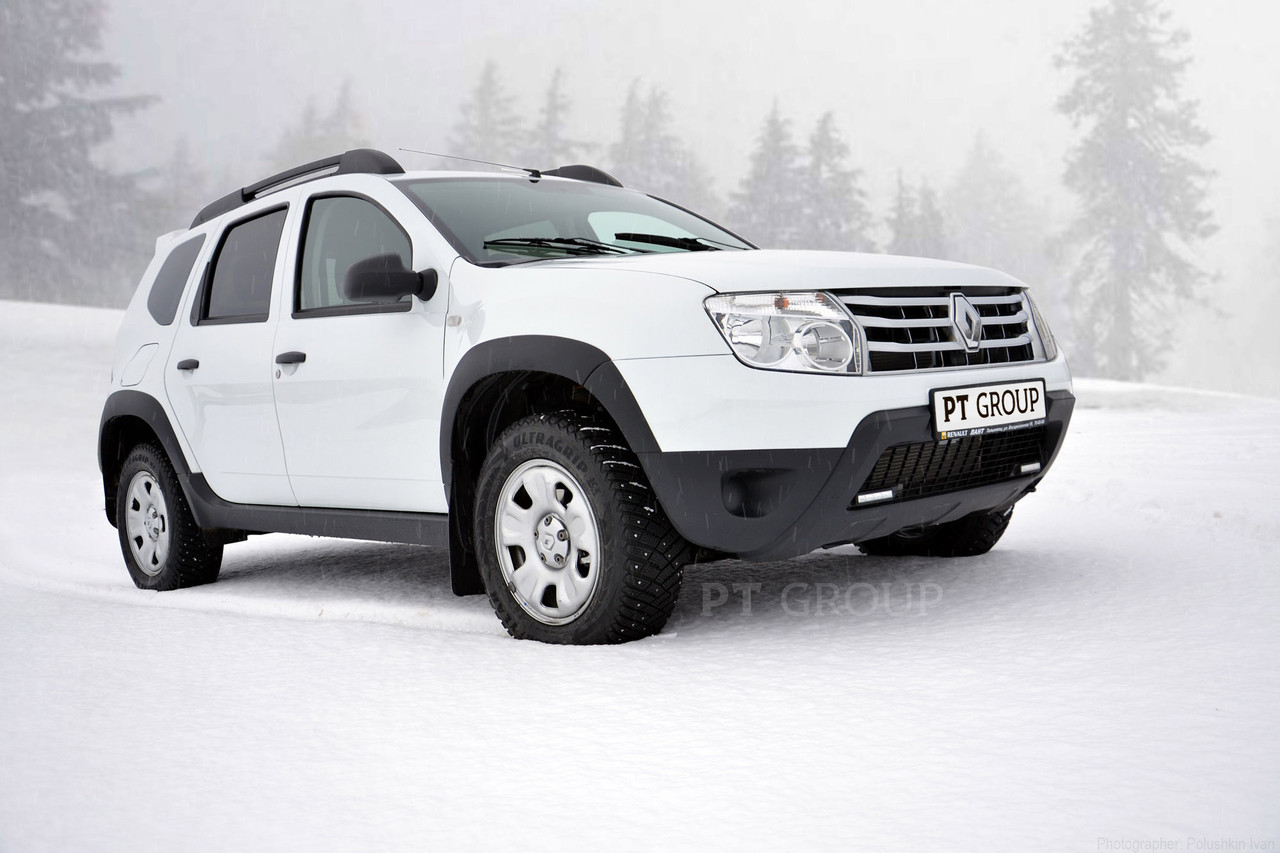 Защита порогов "Чистые штаны" (ABS) Renault DUSTER с 2012 - фото 3 - id-p106430725