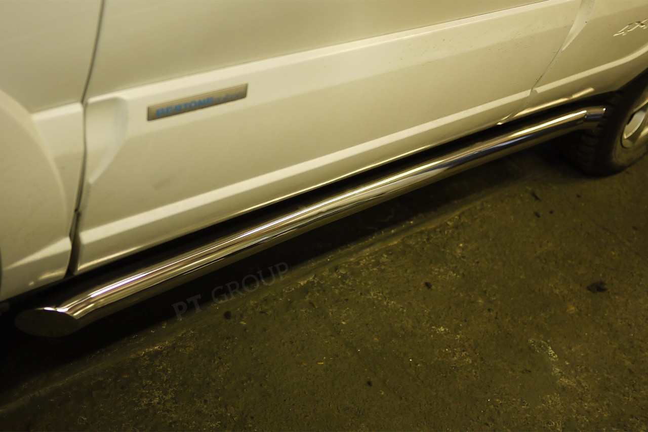 Защита порогов вогнутая 63мм (НПС) Chevrolet NIVA с 2009 - фото 5 - id-p106430740