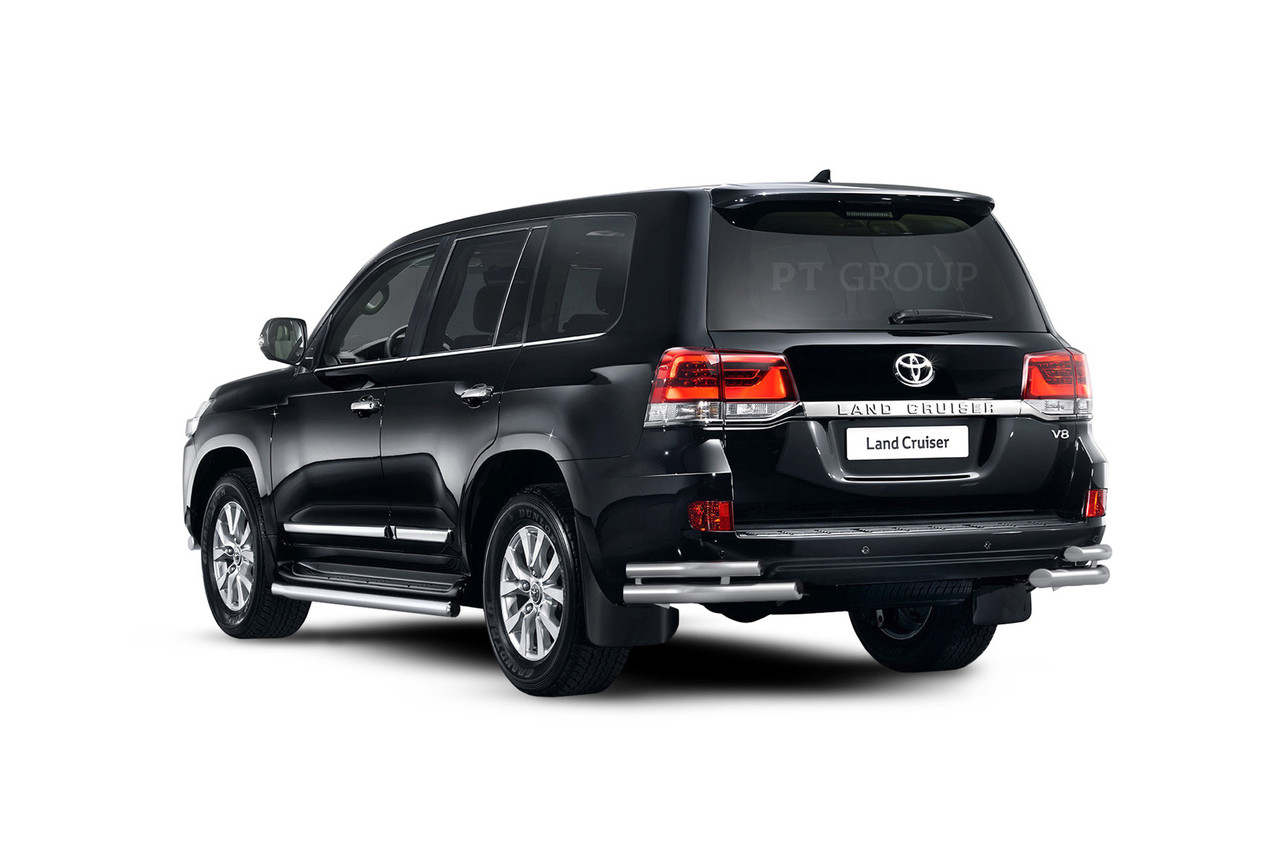 Защита порогов окантовка 63 мм (НПС) TOYOTA LAND CRUISER 200 с 2014 года - фото 1 - id-p106430751