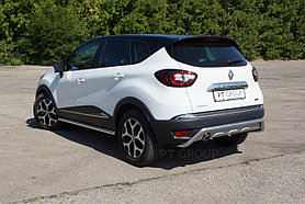 Защита порогов прямая (НПС) Renault KAPTUR с 2016