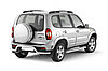 Защита порогов с алюминиевой площадкой 51 мм (НПС) Chevrolet NIVA с 2009, фото 2