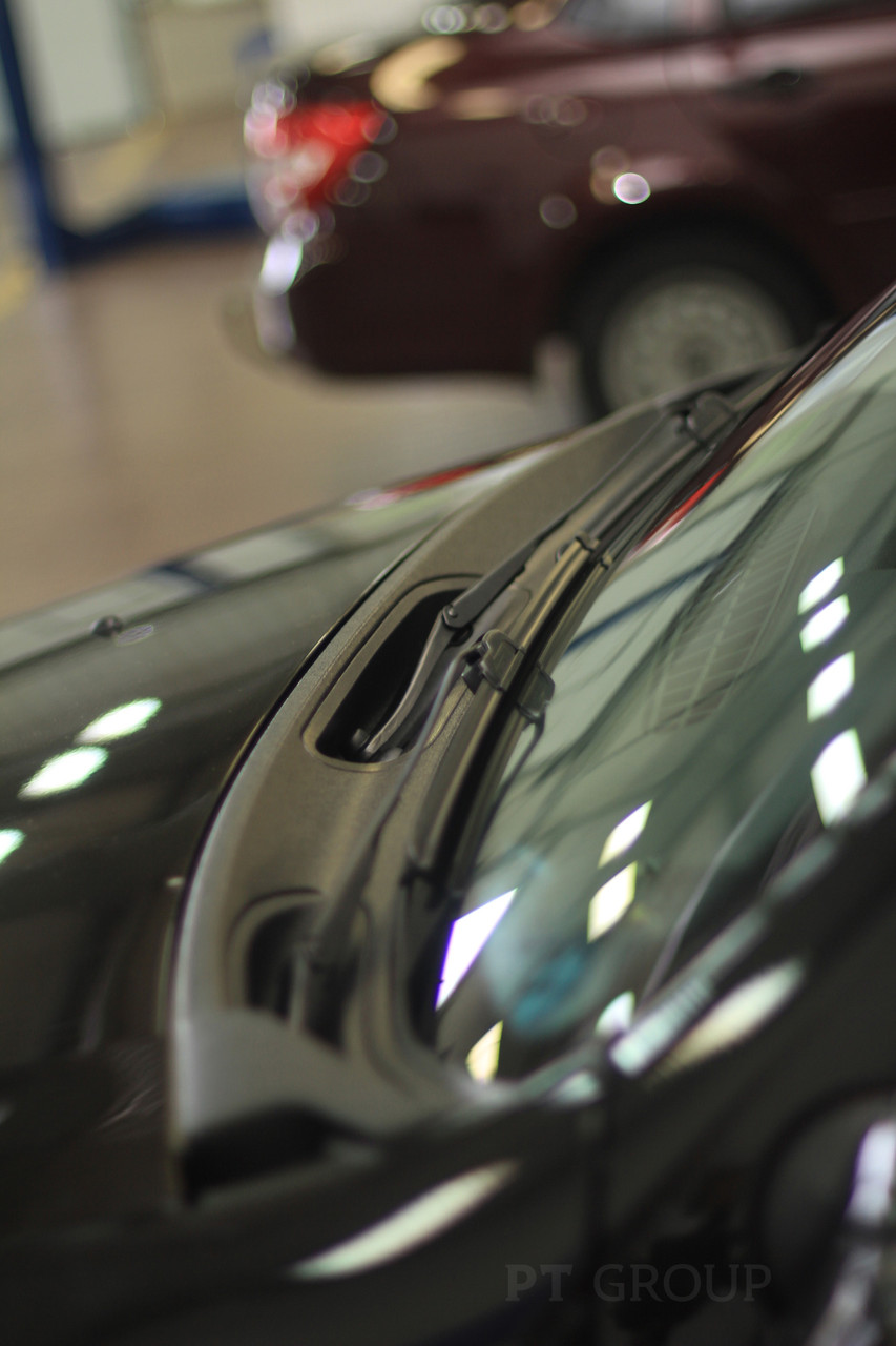 Накладка в проём стеклоочистителей (жабо со скотчем, ABS) Renault DUSTER с 2012 - фото 3 - id-p106430811