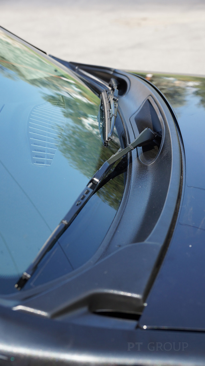 Накладка в проём стеклоочистителей (Жабо, ABS) Nissan Terrano с 2014-2021 - фото 2 - id-p106430813