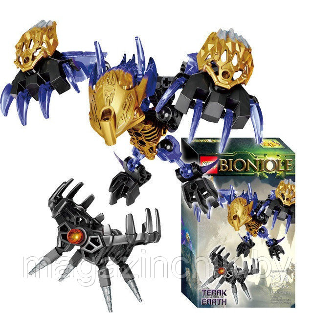 Конструктор Бионикл Тотемное животное земли Терак Bionicle, 609-5 аналог Лего 71304