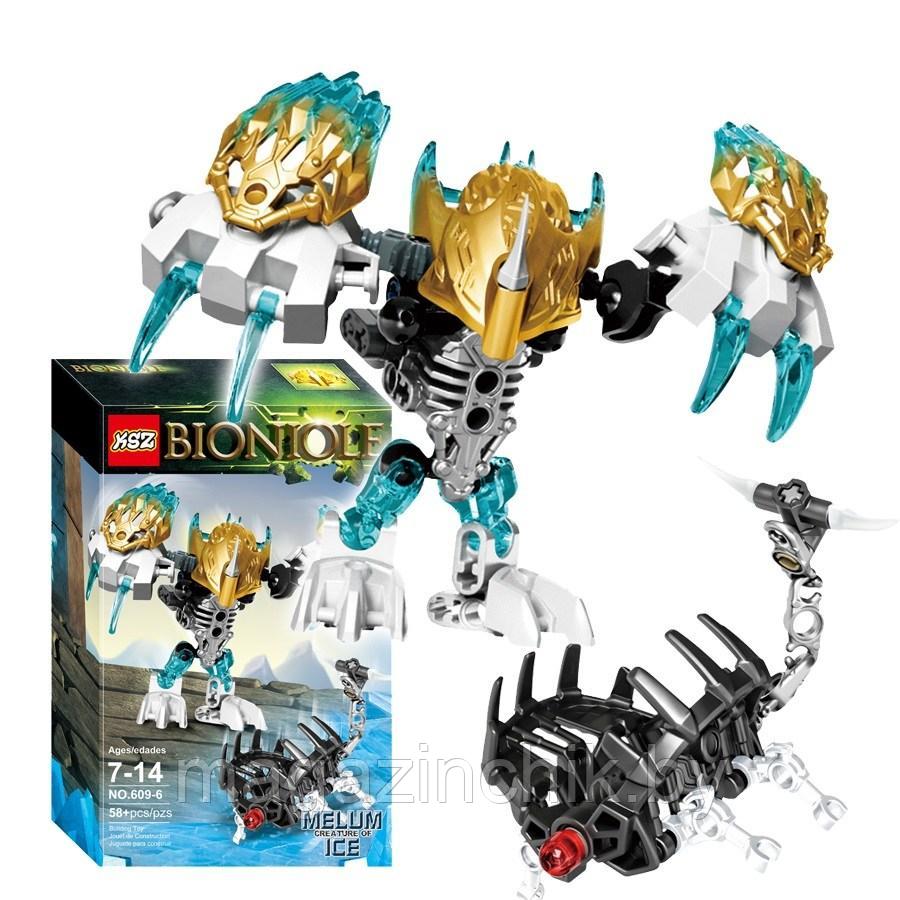 Конструктор Бионикл Тотемное животное льда Мелум Bionicle, 609-6 аналог Лего