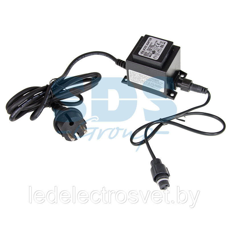 Блок питания для подключения LED сосулек 50см / 80 см, 230-9,5V - фото 1 - id-p106433957