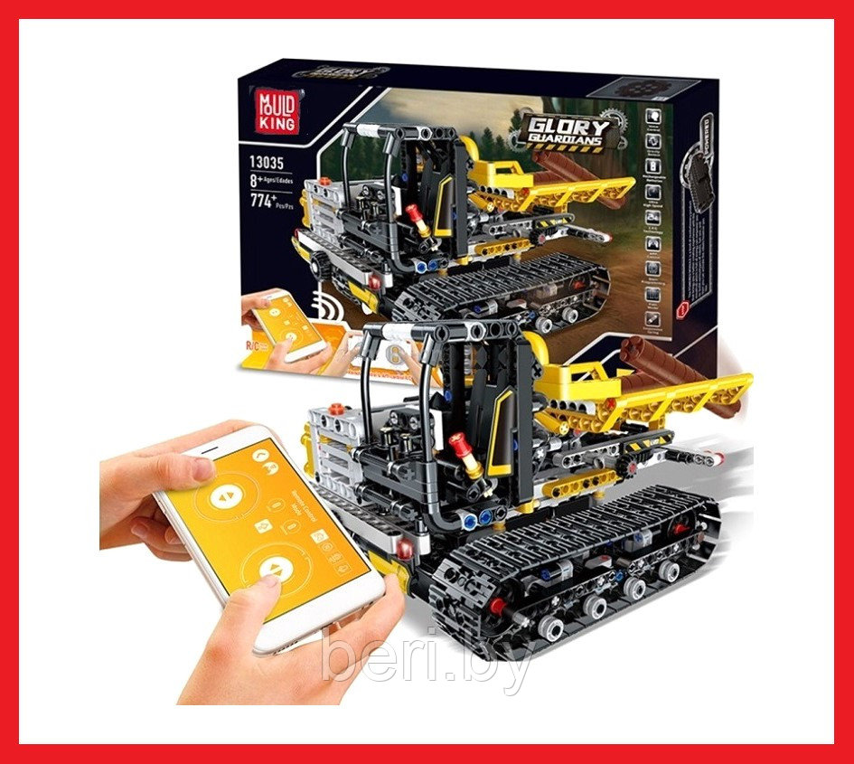 13035 Конструктор MOULD KING Техник "Лесовоз", 774 детали, аналог LEGO Technic