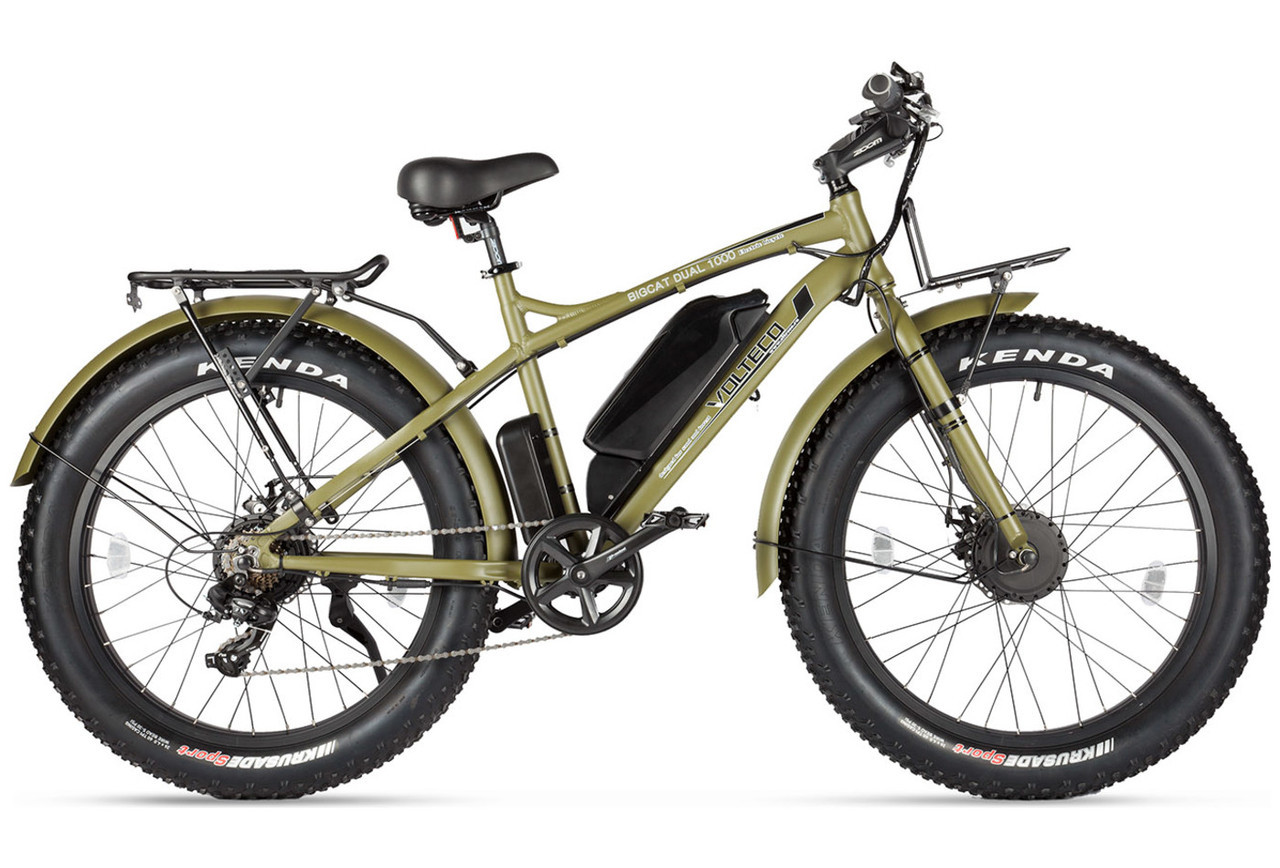 Велосипед с широкими колесами Volteco BigCat Dual New 1000W - фото 1 - id-p106434276