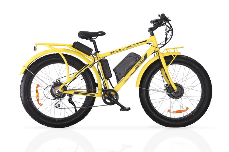 Велосипед с широкими колесами Volteco BigCat Dual New 1000W - фото 1 - id-p106434281