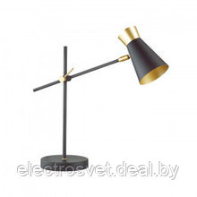 Настольная лампа E14 1*40W 220V LIAM 3790/1T LN19 матовый черный, золотой