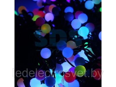 Гирлянда "LED ClipLight - МУЛЬТИШАРИКИ" 24V, 3 нити по 20 м, свечение с динамикой, цвет диодов RGB - фото 1 - id-p106434928