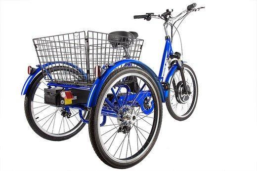 Электровелосипед 3 колесный Crolan 500W - фото 1 - id-p106436848