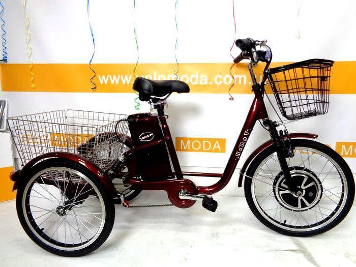Электровелосипед 3 колесный Crolan 500W - фото 1 - id-p106436854