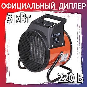 Нагреватель воздуха электр. Ecoterm EHR-03/1D (пушка, 3 кВт, 220 В, термостат, керамика PTC)