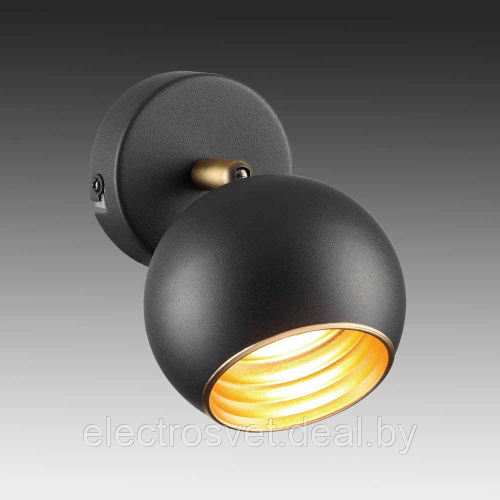 Настенный светильник G9 40W 220V NERUNI 3635/1C LN18 077 бронзовый, черный - фото 1 - id-p106503458