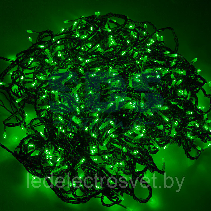 Гирлянда "LED ClipLight" 24V, 3 нити по 20 м, свечение с динамикой, цвет диодов Зеленый - фото 1 - id-p106503517