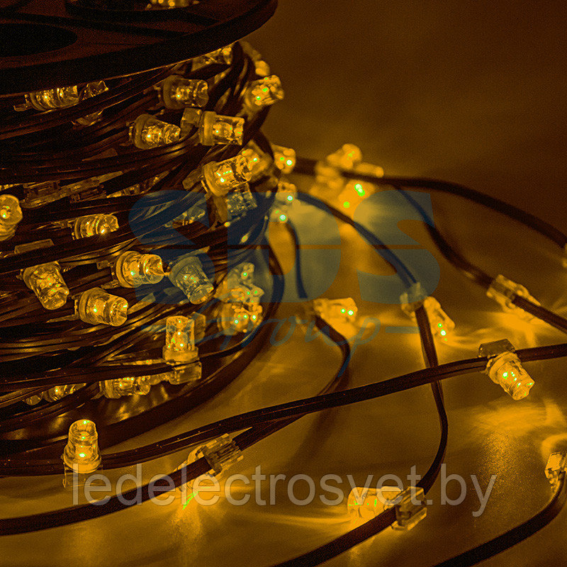Гирлянда "LED ClipLight" 12V 150 мм, цвет диодов Желтый - фото 1 - id-p106503594