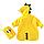 Дождевик «ДРАКОН» желтый, разные размеры, фото 4