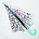 Зонт прозрачный «ЕДИНОРОГ» голубой, фото 2