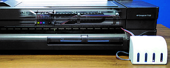 Установка СНПЧ в плоттеры HP DesignJet T120 / T125 / T130 / T520 / T525 / T530