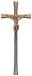 Крест бронзовый с распятием 40×16 см в наличии Bronces Jorda Испания