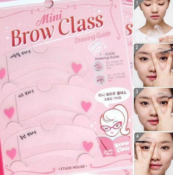 Трафареты для бровей Mini Brow Class (3 шт в уп.) - фото 6 - id-p70126618