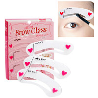 Трафареты для бровей Mini Brow Class (3 шт в уп.)