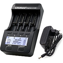 Зарядное устройство LiitoKala Lii-500, 4 канала, 1000mA, дисплей, функция Power Bank, функция теста, c БП+АЗУ