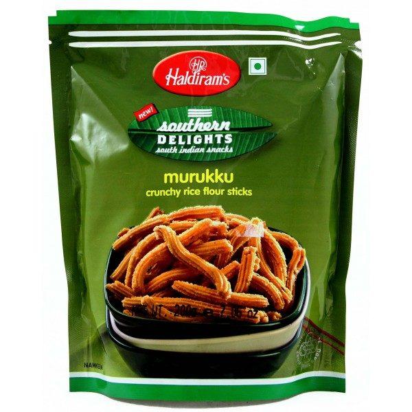 Хрустящие палочки Мурукку Murukku Haldiram's, 200 гр.