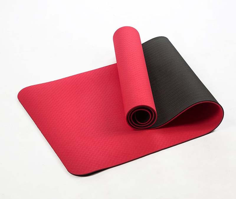 Коврик для фитнеса и йоги TPE 180*60*0,8см , TPE-6108