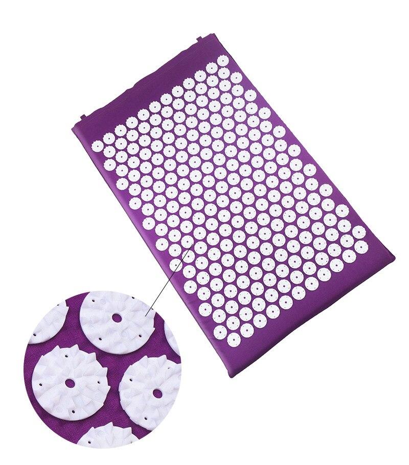 Акупунктурный коврик (коврик для акупунктурного массажа) Acupressure Mat, в коробке - фото 3 - id-p106612106